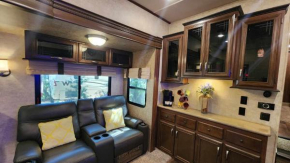 Cozy two bedroom and two full bath with golf cart